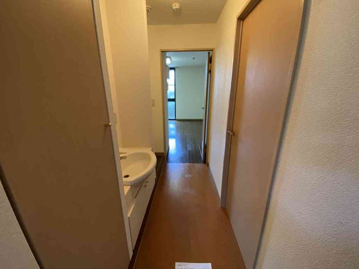 レオパレスイツノ204の玄関