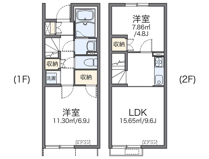 レオネクスト八代福正Ⅰ114の間取り