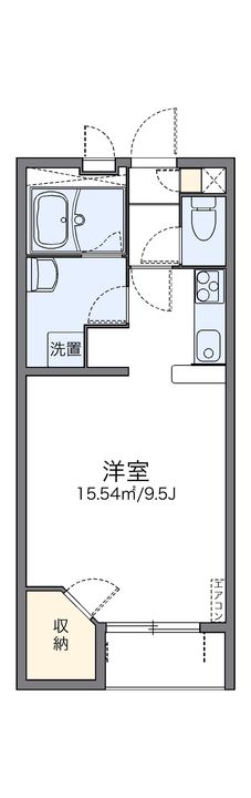 レオネクストSUNU111の間取り