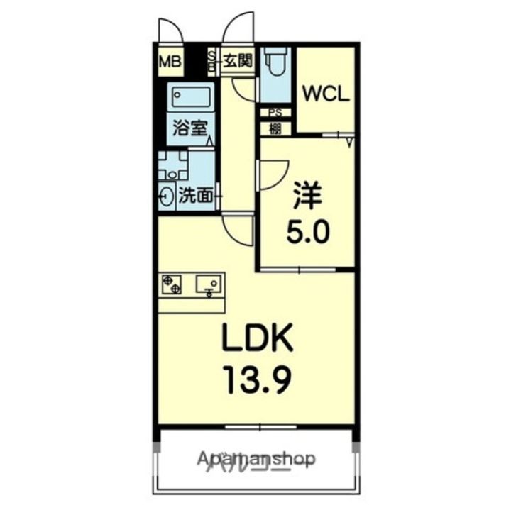 アステール菊陽の間取り