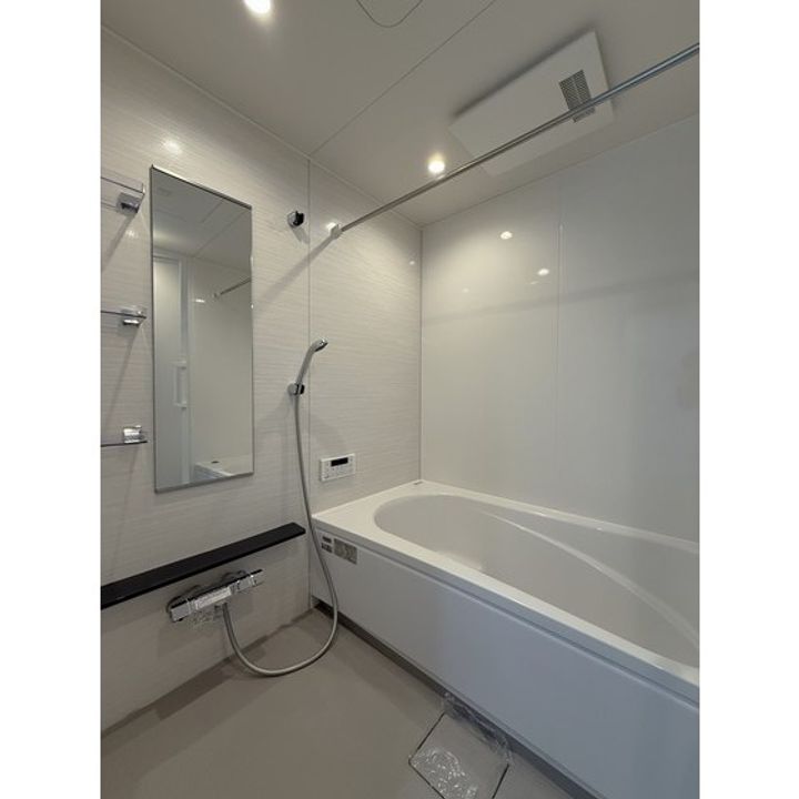 熊本県菊池郡菊陽町大字津久礼の賃貸マンションの風呂