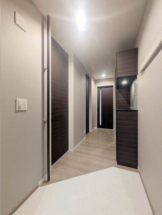 熊本県熊本市中央区萩原町の賃貸マンションの玄関