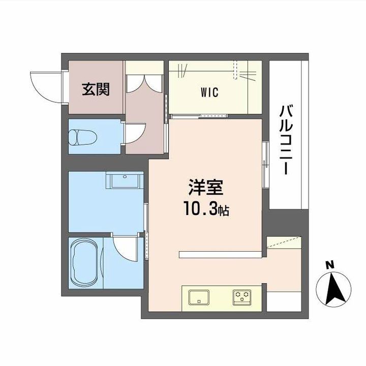 グランメゾン天神の間取り