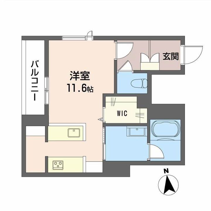 グランメゾン天神の間取り