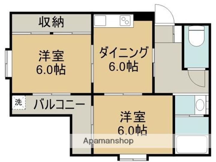 迎町レジデンスの間取り