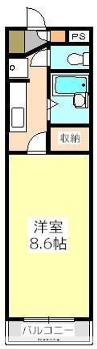 コート新屋敷の間取り
