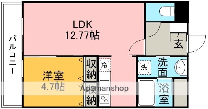 ミリーサ菊陽の間取り