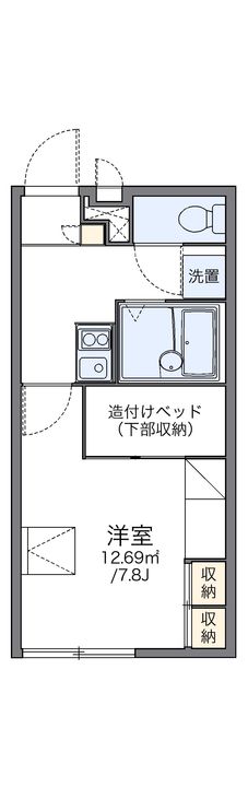 レオパレスドエール34105の間取り
