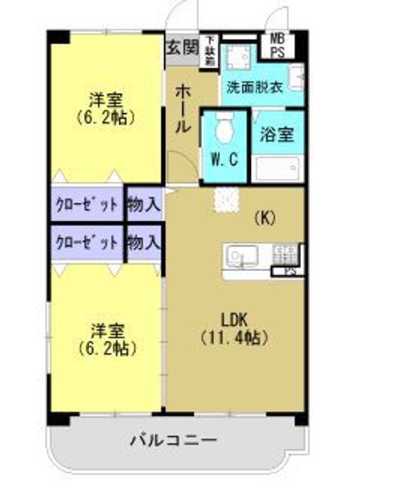 リバーサイドカメリアの間取り