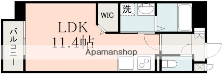 熊本県菊池郡菊陽町大字津久礼の賃貸マンションの間取り