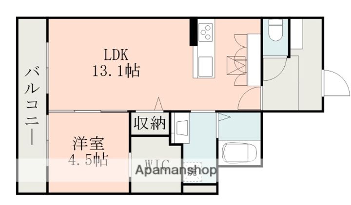 エトワールルージュ Bの間取り