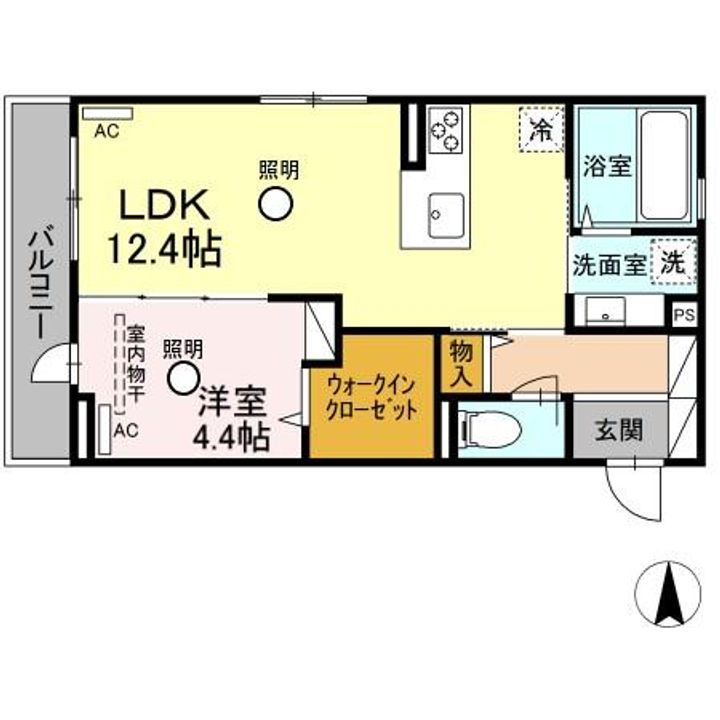 サニーヒルⅡの間取り