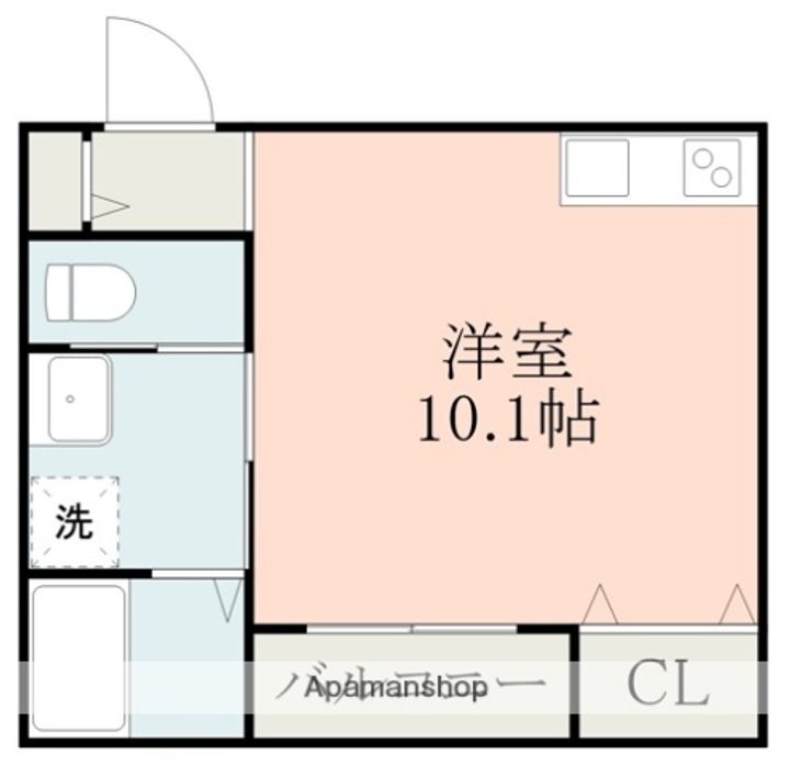 ラヴィ八景水谷の間取り