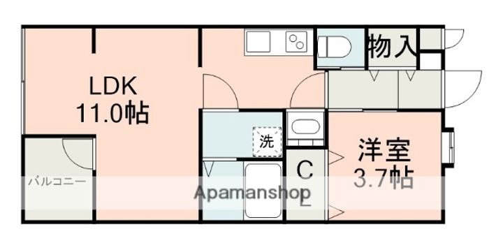 テラーサ弐番館の間取り