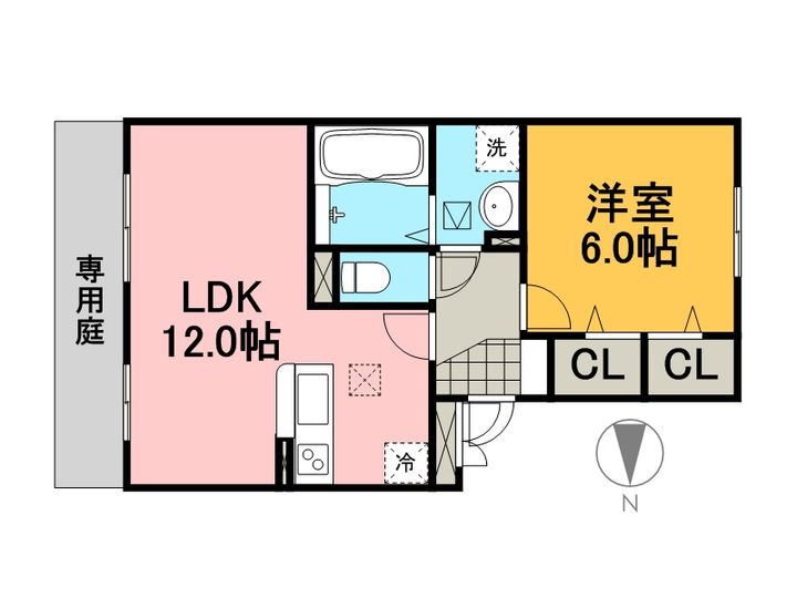 ピソラフィネの間取り