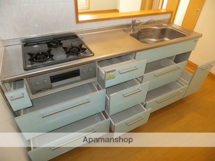 熊本県宇城市不知火町亀松の賃貸アパートA103のキッチン