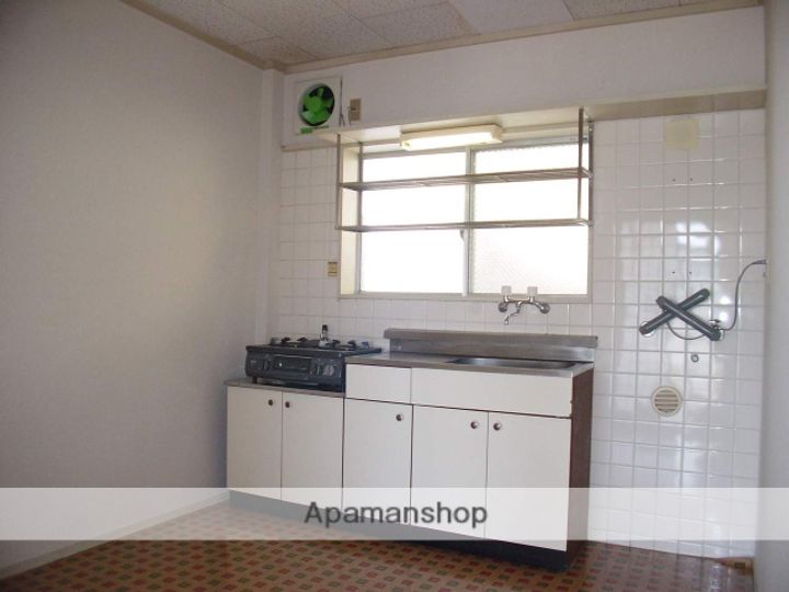 熊本県熊本市中央区帯山8丁目の賃貸アパートのキッチン