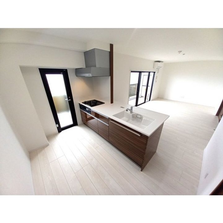 熊本県菊池郡菊陽町大字津久礼の賃貸マンションのキッチン