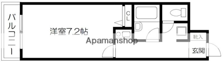 トーカン水前寺キャステール605の間取り