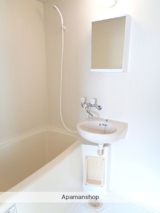 熊本県熊本市中央区渡鹿6丁目の賃貸マンション201の風呂