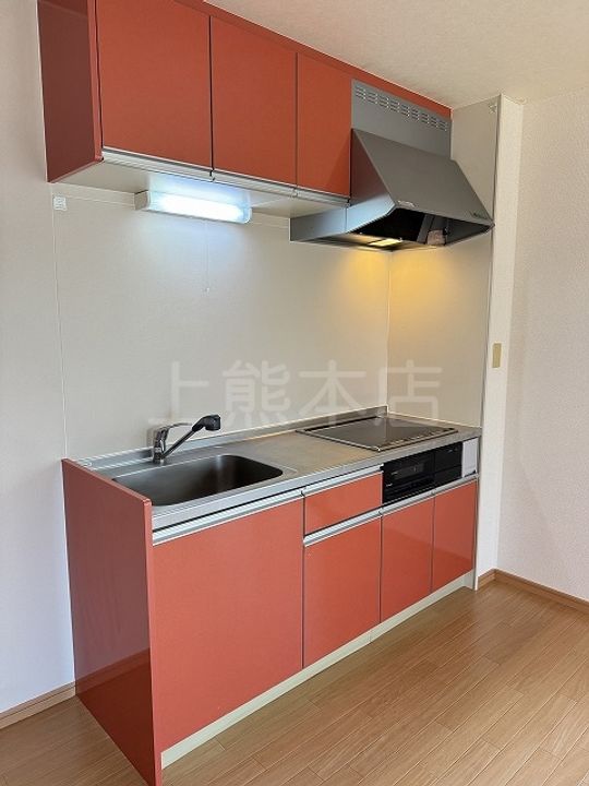 グリーンヒルズB101号室のキッチン