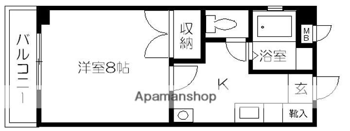 Yコーポ大江105の間取り