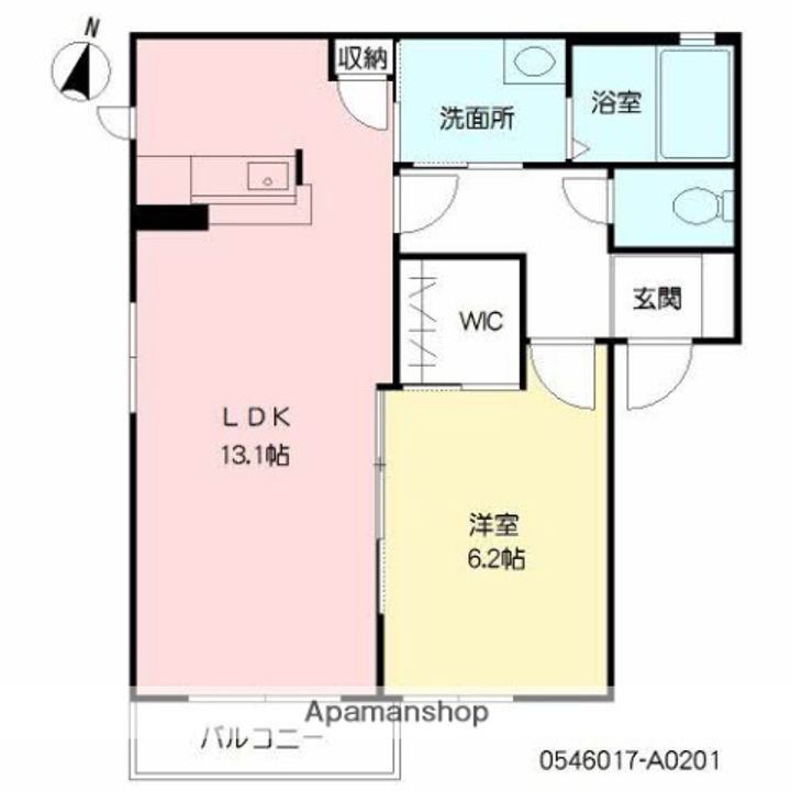シェリーハイツ上野丘の間取り