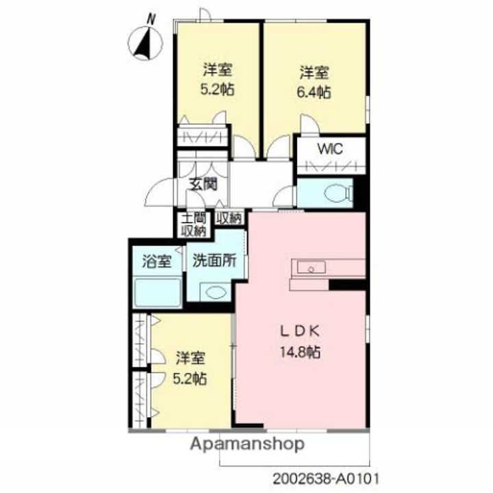 プリモ中島101の間取り