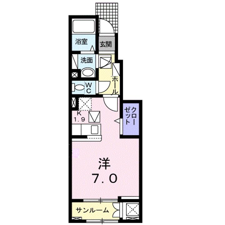 TASK Ⅱ105の間取り