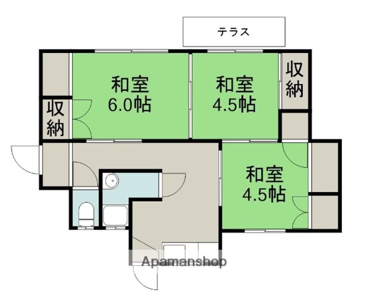 大分県大分市大字三芳(一戸建)の賃貸物件戸建ての間取り