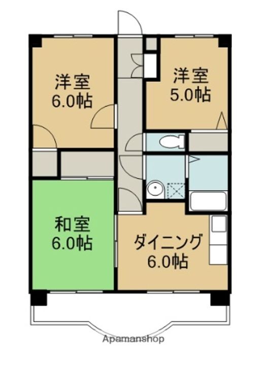 DREAM.M仲町303の間取り