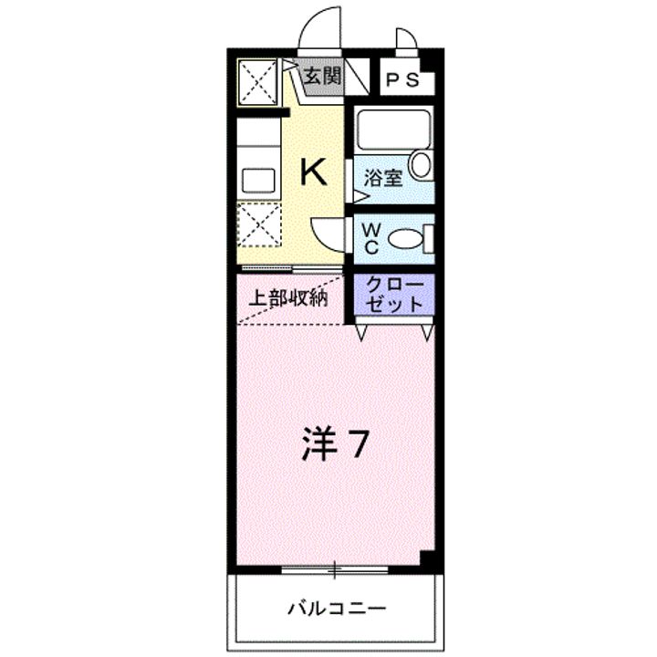 リブェール上野の間取り
