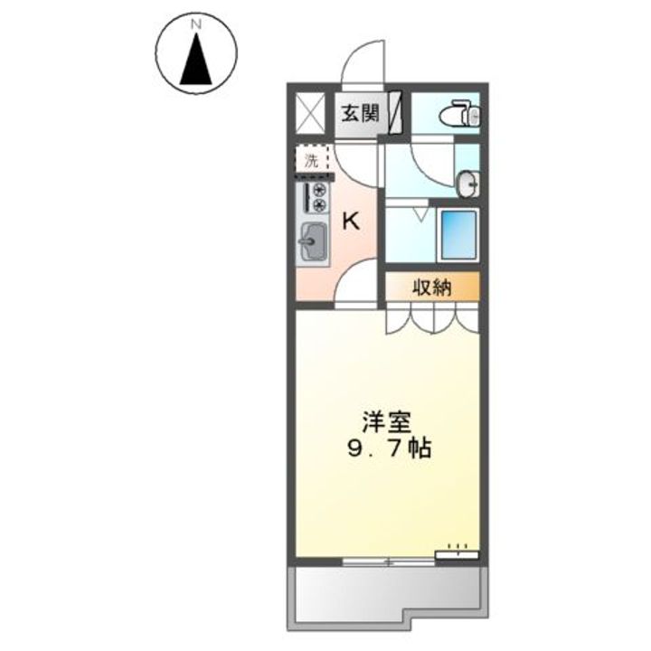 フローレンス明磧00102の間取り
