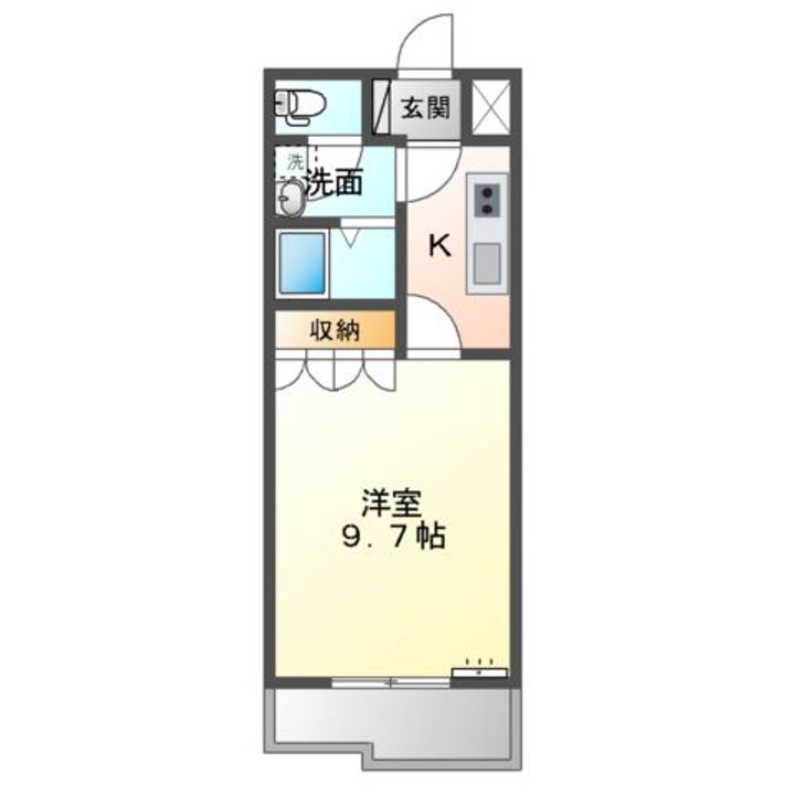 コンフォール錦の間取り