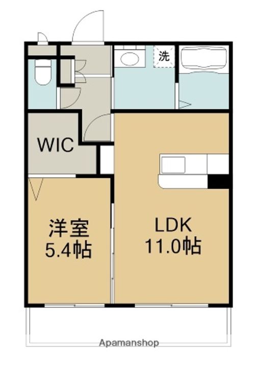 レモンテラスHASAMAⅡの間取り