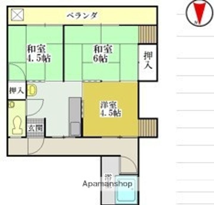 メゾン南荘園302の間取り
