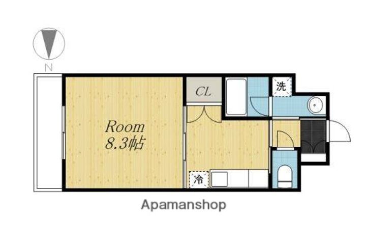 ステュディオ松村905の間取り