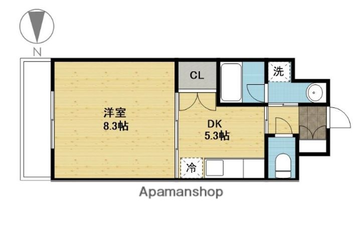 ステュディオ松村705の間取り