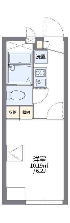 レオパレスAMOR AI Ⅲの間取り