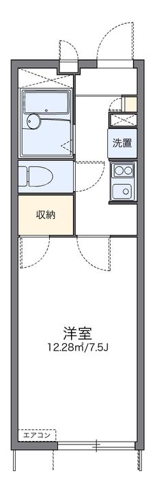 レオパレス東荘園の間取り