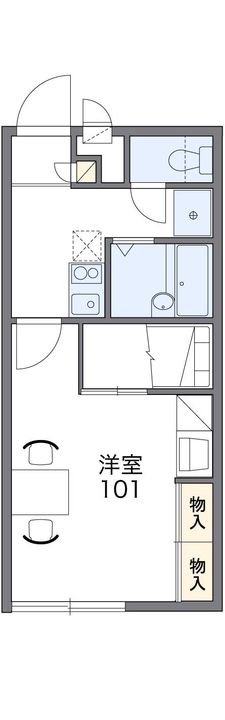 レオパレス弥生の間取り