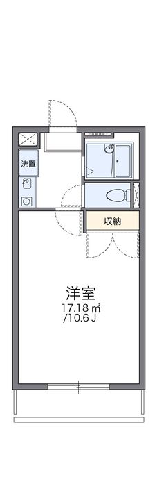 レオパレス向園の間取り