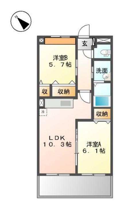 スカイスペース00103の間取り