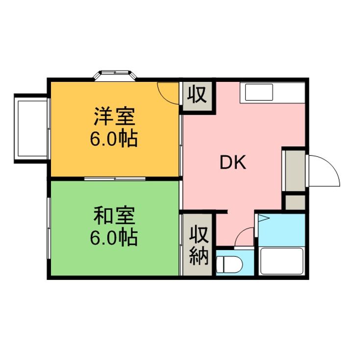 シティハイツ日出の間取り