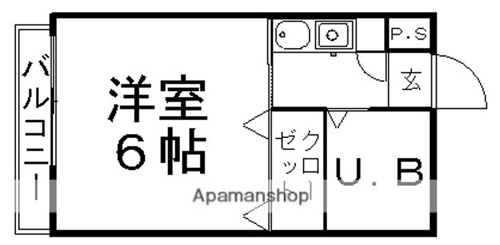 ぱれっと中須賀201の間取り