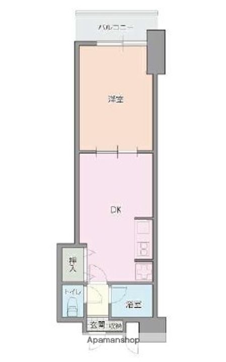 サンシティ寿406の間取り