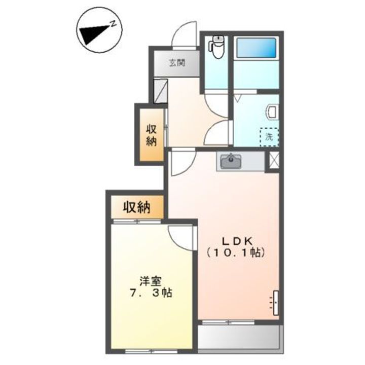 サンローズ蛍00103の間取り