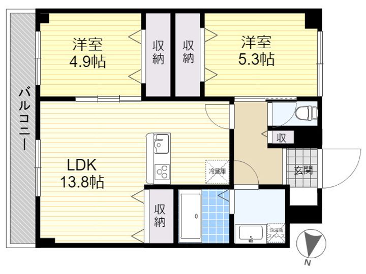 スカイメゾンⅤの間取り