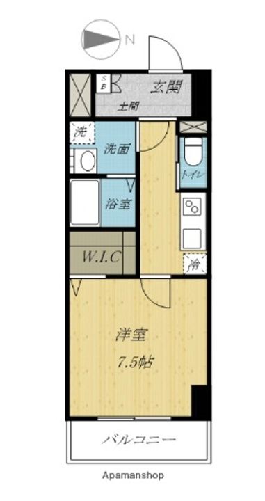 スカイメゾン新町602の間取り