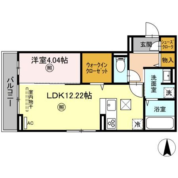 PREMILIFE K2(プレミライフ ケイズ)の間取り